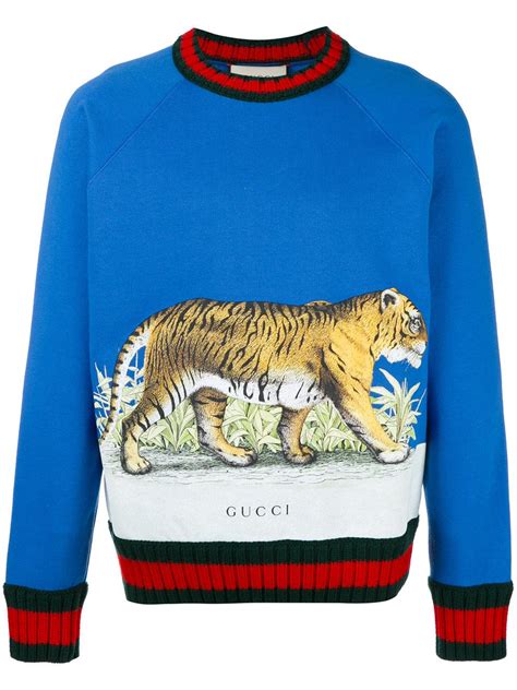 gucci tiger print jumper|gucci tiger print.